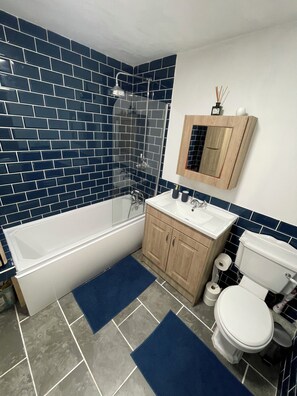 Hair dryer, towels, soap, toilet paper - Stylish home with garden . Located near pubs, parks beach and town. (Brighton and Hove)