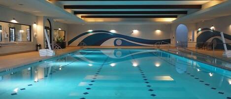 Indoor pool, a heated pool