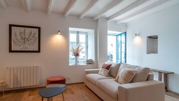 Télévision, cheminée