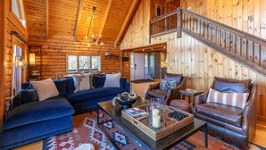 House, Multiple Beds, Hot Tub, Mountain View (This Must Be The Place) | Living area - This Must Be The Place (Blowing Rock)