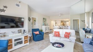 Smart TV, DVD player - Ocean Breeze Retreat with Sea view (Hilton Head Island)