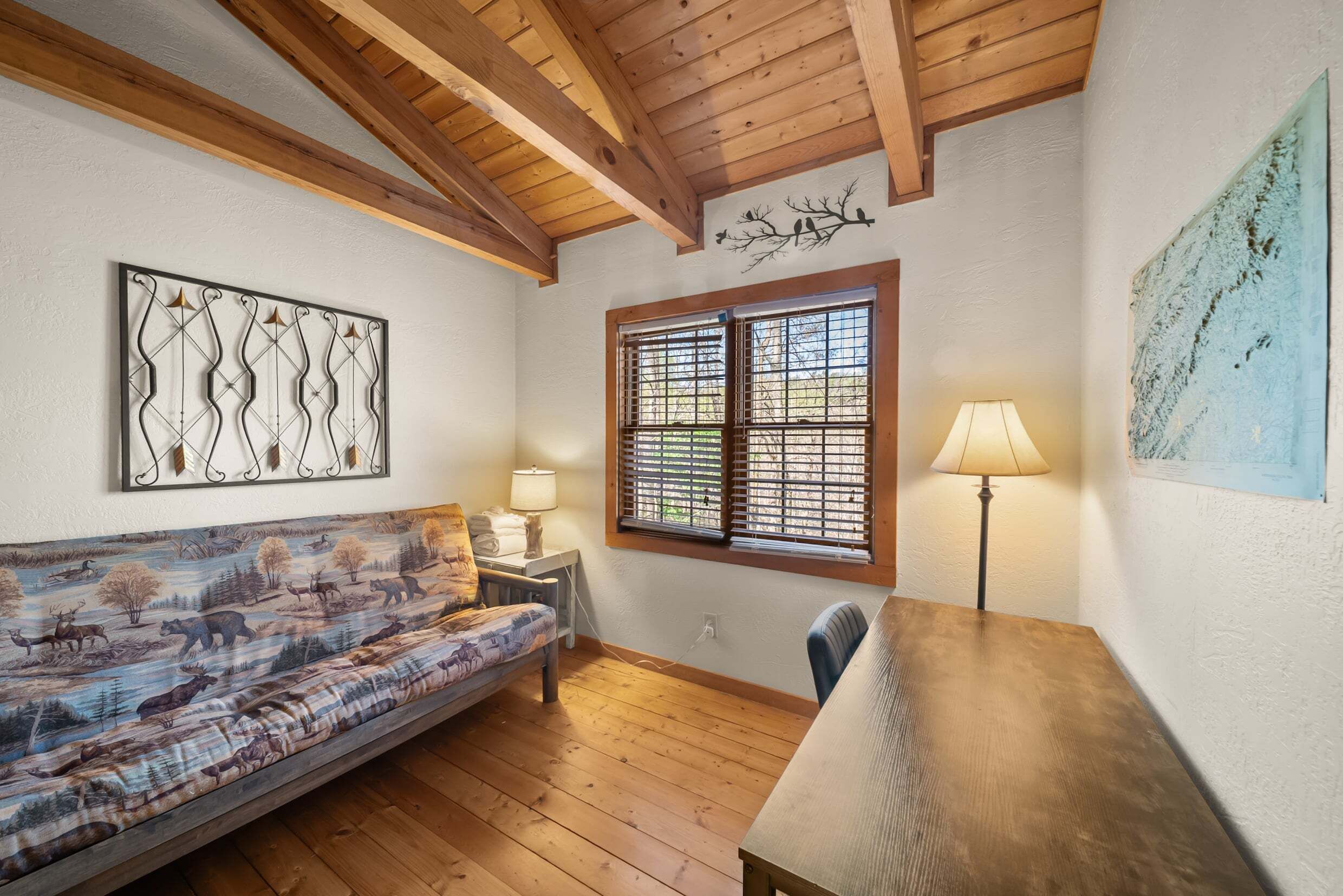Cabin, Multiple Beds, Hot Tub, Mountain View (6 Bears Cabin) | Living area | 42-inch flat-screen TV with digital channels, fireplace