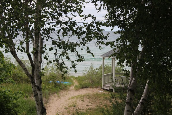 Property grounds - Your Vacation Starts Here: At The Cottage on Good Harbor Bay (Lake Leelanau)