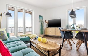Fernseher, Kamin
