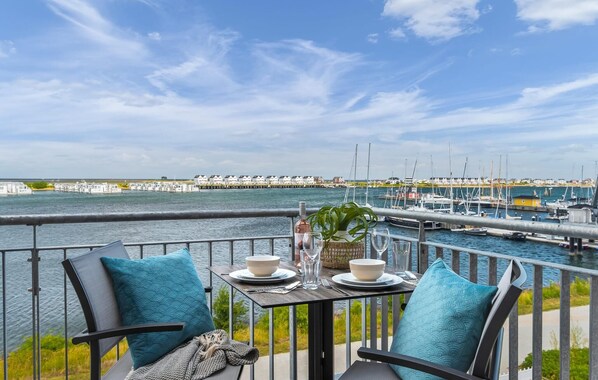 Outdoor dining - Cozy apartment in Olpenitz (Olpenitz)