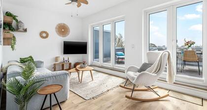 Bel appartement à Olpenitz avec sauna