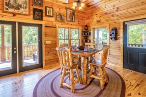 Dining - Mountain View Log Cabin (Murphy)