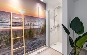 Shower, hair dryer - Beautiful apartment in Olpenitz (Olpenitz)
