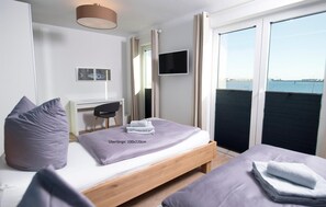 2 soverom, strykejern/-brett, reiseseng for barn og wi-fi (inkludert)