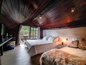 Deluxe-Zimmer, Mehrere Betten, Whirlpool, Blick auf die Lagune