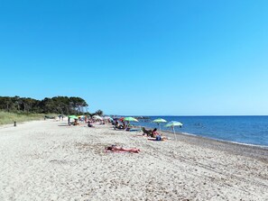 Tæt på stranden