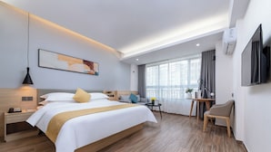 ห้องเบสิกซิงเกิล | เครื่องนอนระดับพรีเมียม, มินิบาร์ฟรี, โต๊ะทำงาน