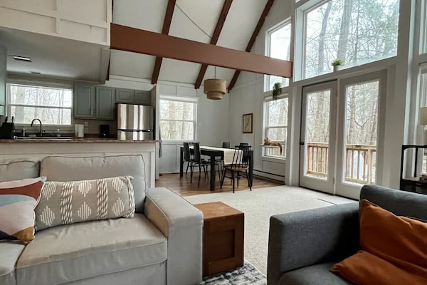 Smart-tv en een open haard