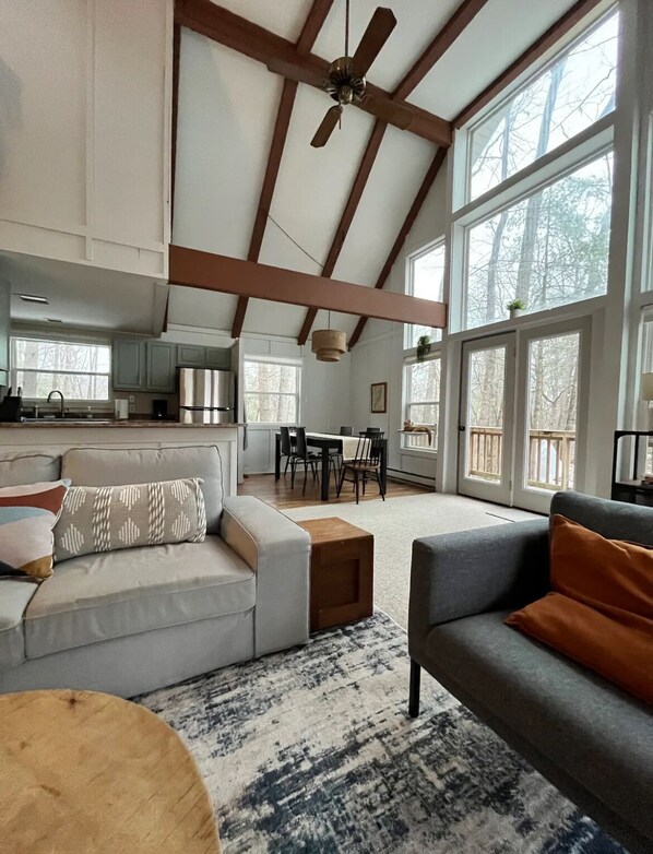 Smart TV, fireplace - 4 bedroom Basye, VA with nearby skiing, lake & mountain biking. Fully equipped (Basye)