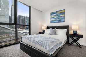 2 bedrooms, iron/ironing board, travel crib, WiFi