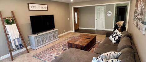 Smart TV, chimenea