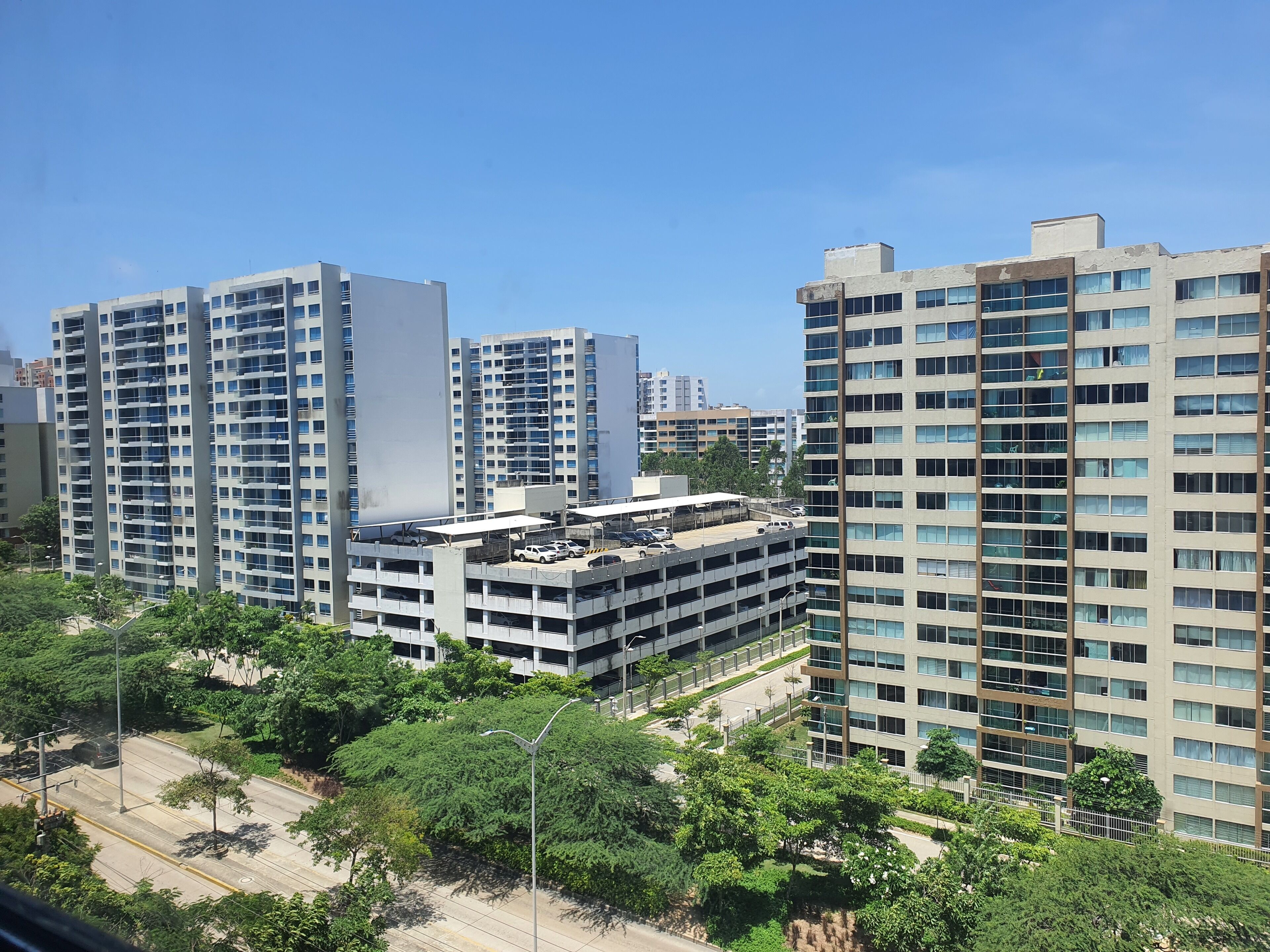 Vistas a la ciudad desde el alojamiento