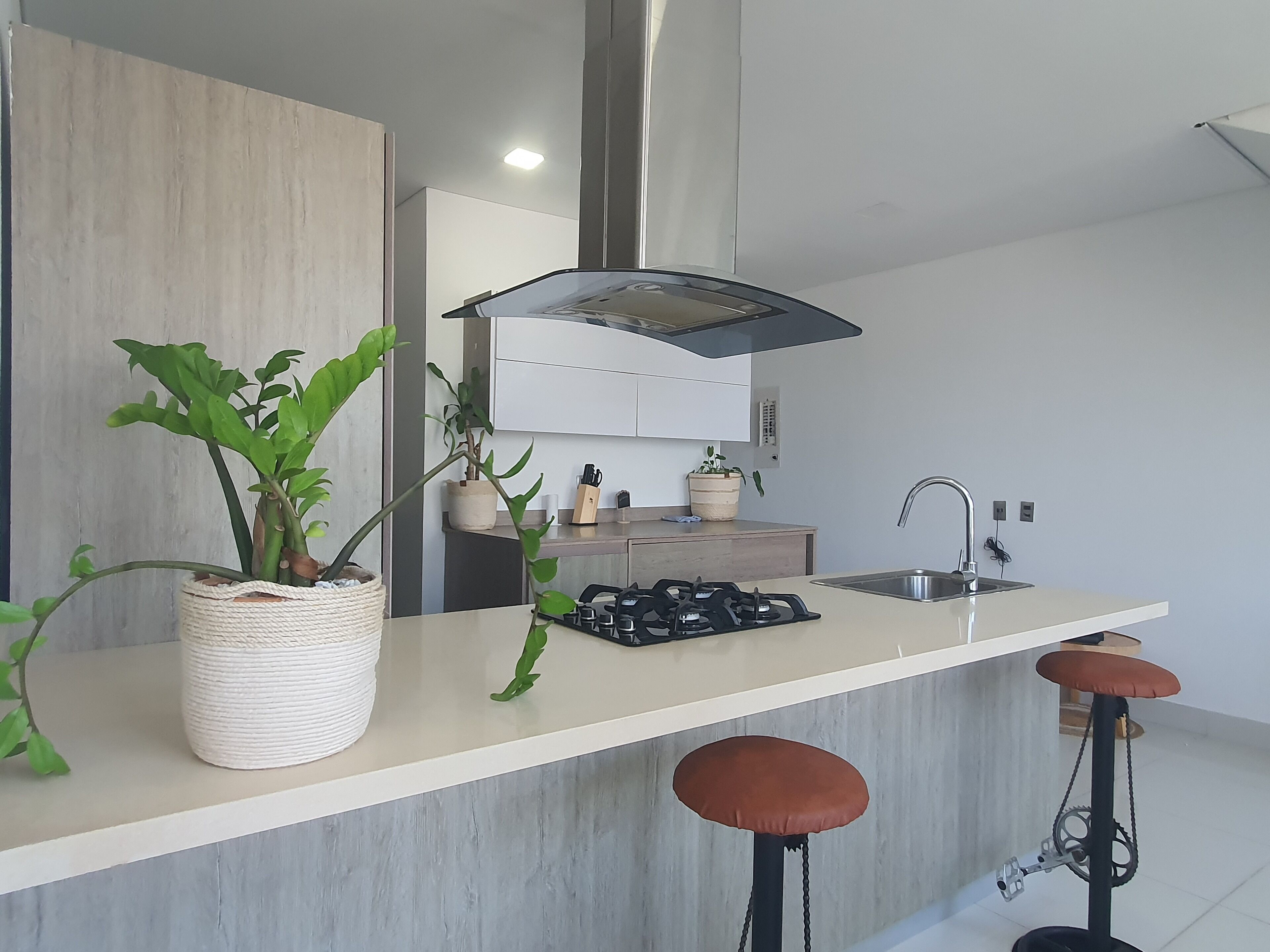 Apartamento | Cocina privada | Frigorífico y microondas