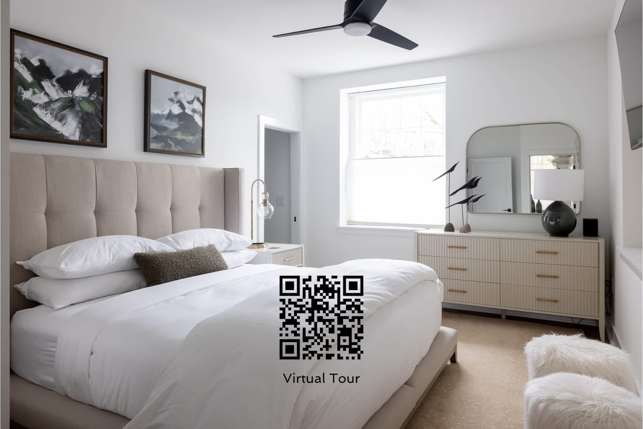 2 slaapkamers, een strijkplank/strijkijzer, wifi, beddengoed