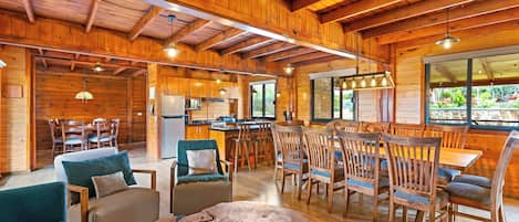 Cabane Familiale, vue lac | Coin séjour