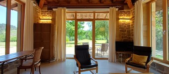 New apartment with garden in rural house next to the sea