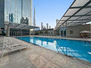 Pool - FIRST CLASS  1BR Luxury Living in DIFC (Dubai)