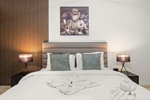 1 室のベッドルーム、デスク、アイロン / アイロン台、WiFi