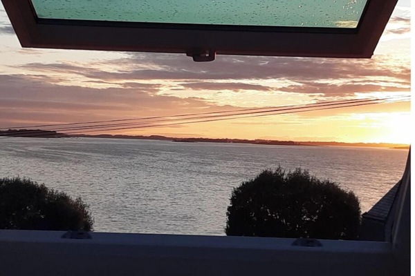 Blick von der Unterkunft