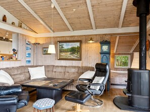 Fernseher, Kamin, DVD-Player