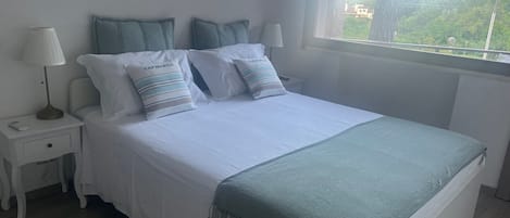 1 bedroom, iron/ironing board, bed sheets