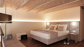Luxury Σουίτα | Ιταλικά σεντόνια Frette, κ λινοσκεπάσματα υψηλής ποιότητας 