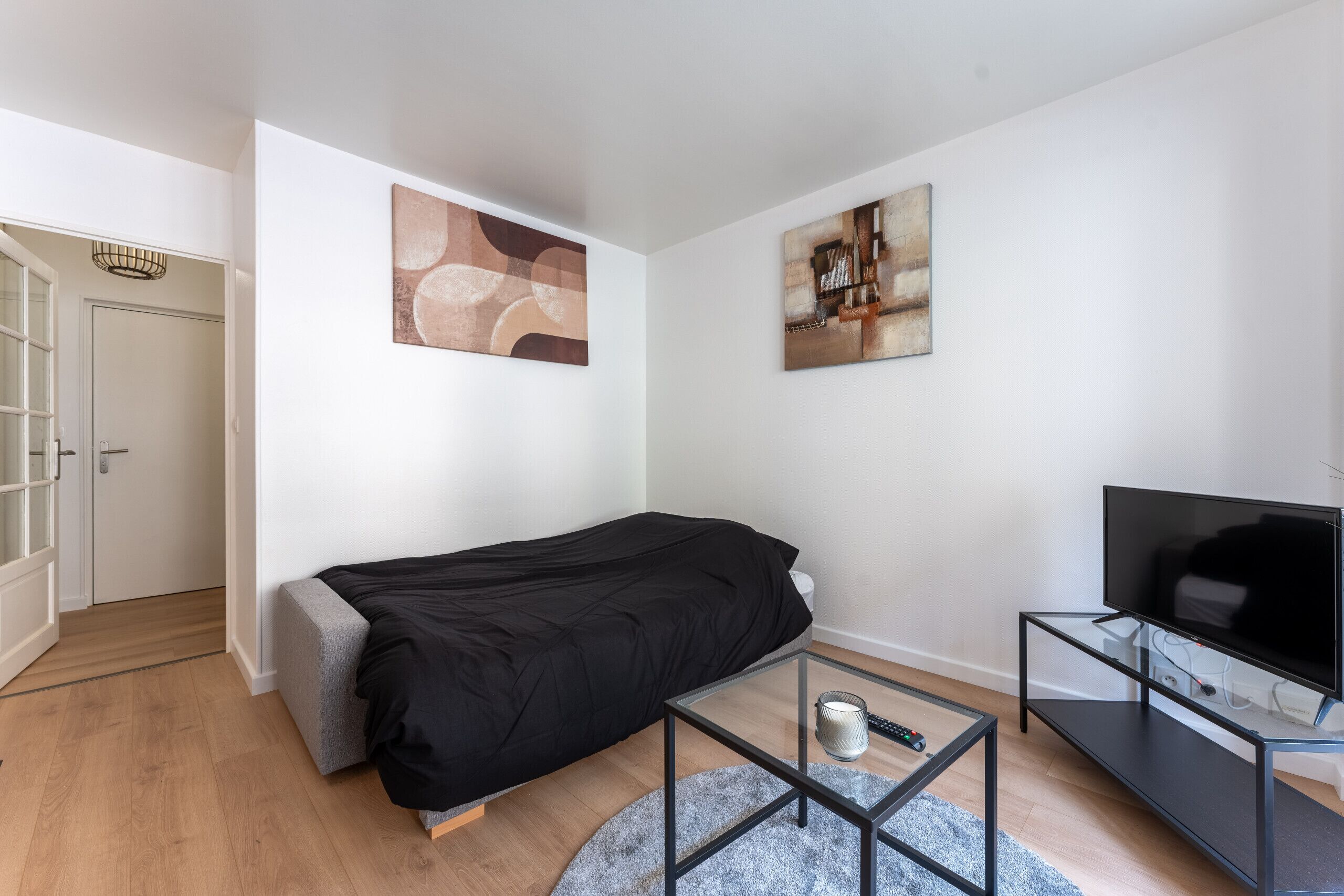 1 室のベッドルーム、ベッドシーツ