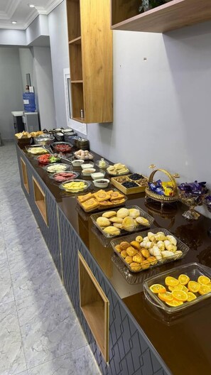 Gratis frukostbuffé varje dag 