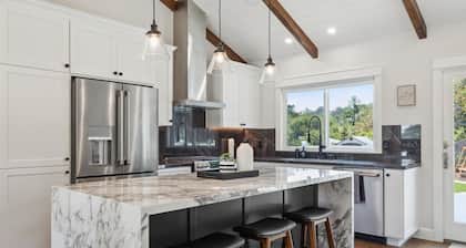 LuxoStays Bright & Cozy 4BR Home • 5 Beds • 2 Baths • Serene Escape