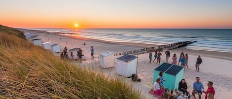 Accommodatie ligt op het strand