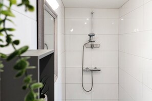 Hair dryer, towels