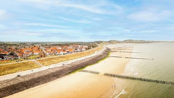 Accommodatie ligt op het strand