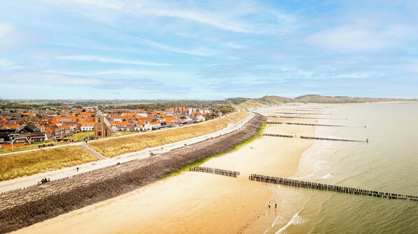 Accommodatie ligt op het strand