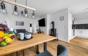 Smart TV - Cozy apartment in Olpenitz with sauna (Olpenitz)