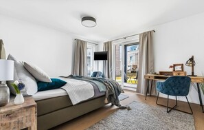 1 soverom, strykejern/-brett, reiseseng for barn og wi-fi (inkludert)