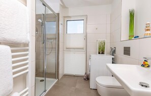 Shower, hair dryer