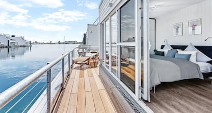 Beautiful ship in Olpenitz with sauna