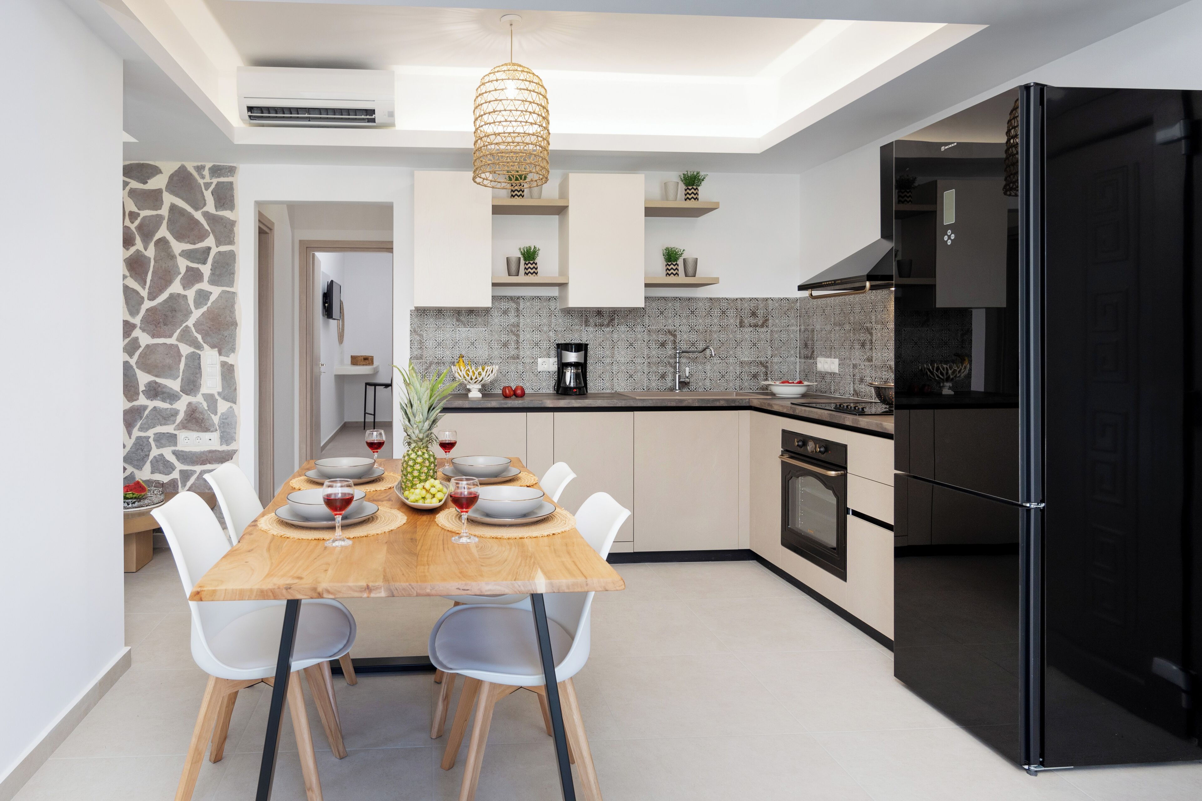 Comfort-Apartment, 2 Schlafzimmer, Küche, Meerseite | Eigene Küche | Espressomaschine, Wasserkocher mit Kaffee-/Teezubehör, Wasserkocher