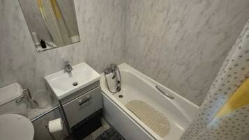 Apartment | Bathroom | Separate tub and shower, deep soaking tub, towels