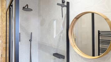 Shower, hair dryer