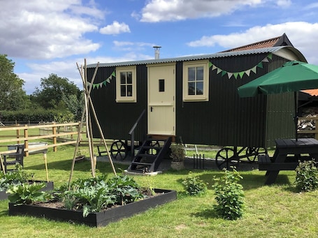 外観. Beeches Shepherd Hut