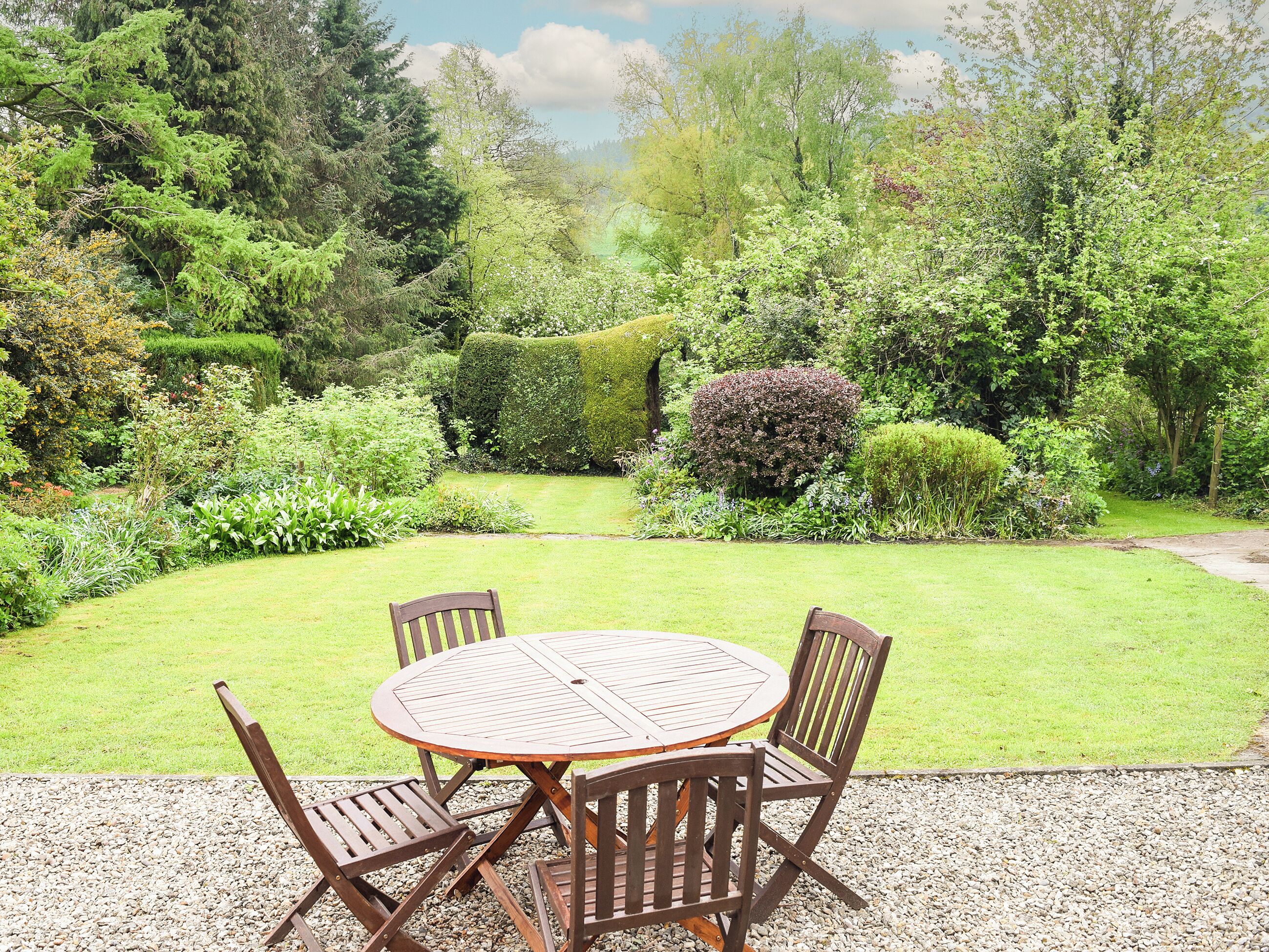 Sitting-out-area | The Paddock, East Witton near Leyburn