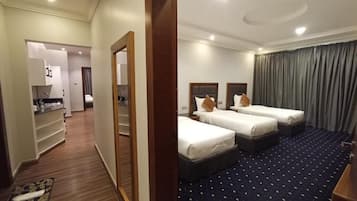 Apartment three bed rooms -6 Beds | 1 bedroom, Egyptian cotton sheets, premium bedding, memory foam beds