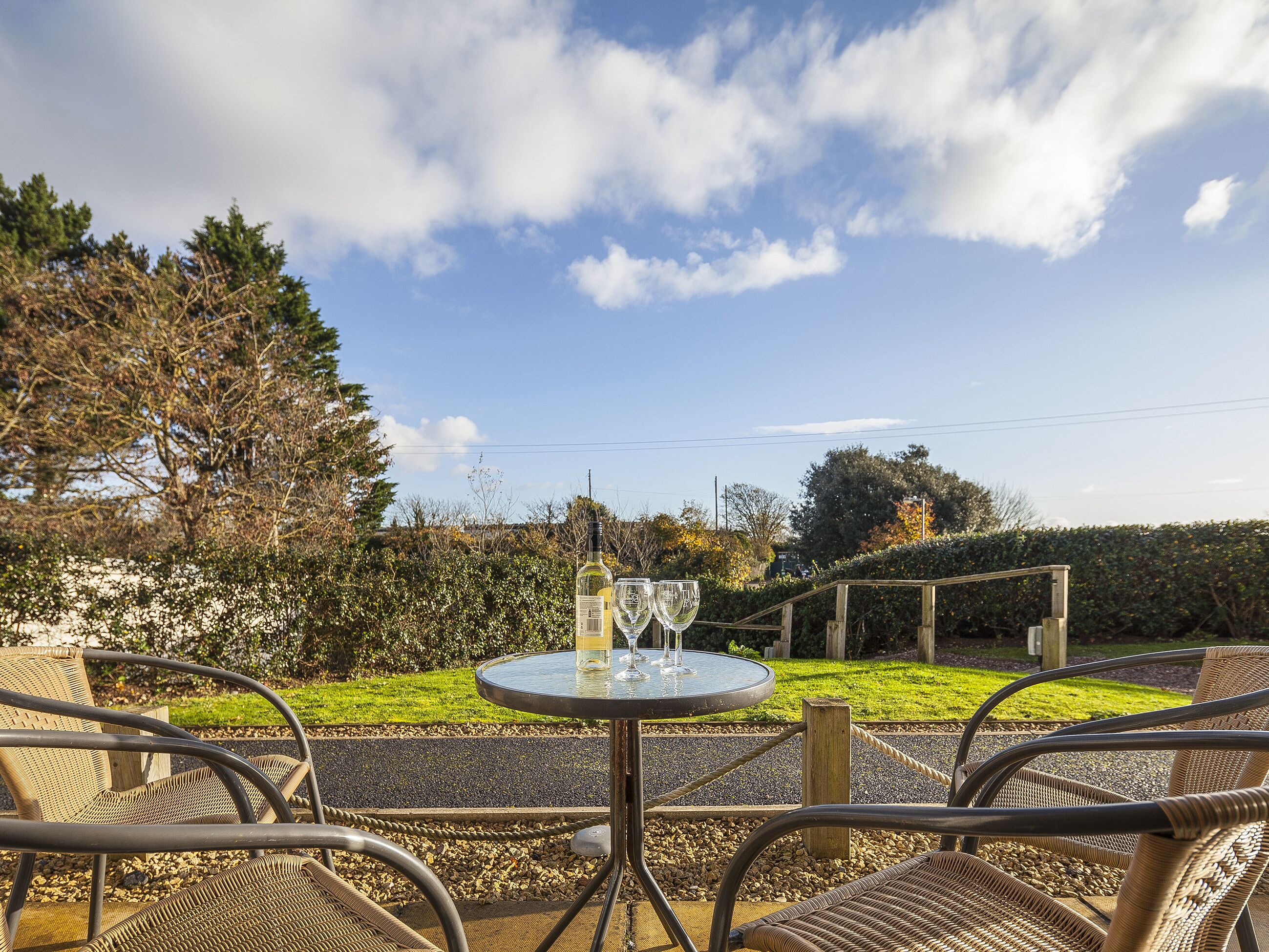 Opções para refeição ao ar livre