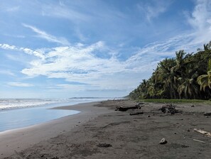 Sun-loungers, beach towels